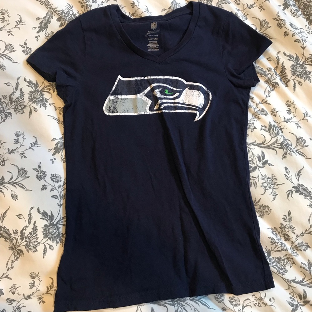 Seahawks V Neck Tee
